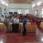 Đảng ủy xã Lam Sơn, huyện Ngọc Lặc tham gia hội nghị trực tuyến về Tổng kết thực hiện cuộc vận động hỗ trợ nhà ở cho đồng bào  sinh sống trên sông